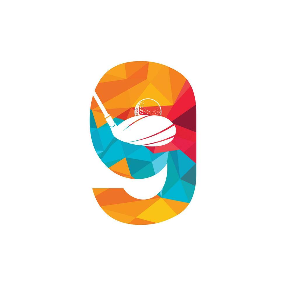 iniziale lettera g golf vettore logo design. golf club ispirazione logo design.