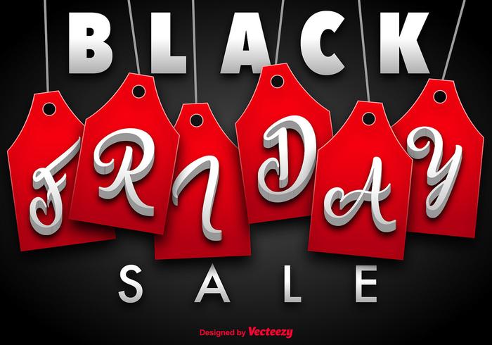 Modello vettoriale di Black Friday