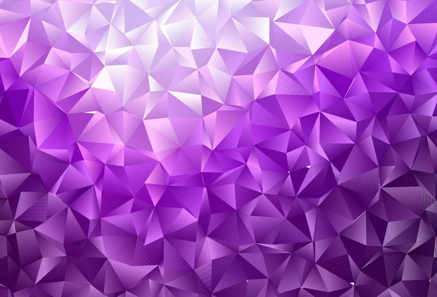 modello di mosaico triangolo vettoriale viola scuro.