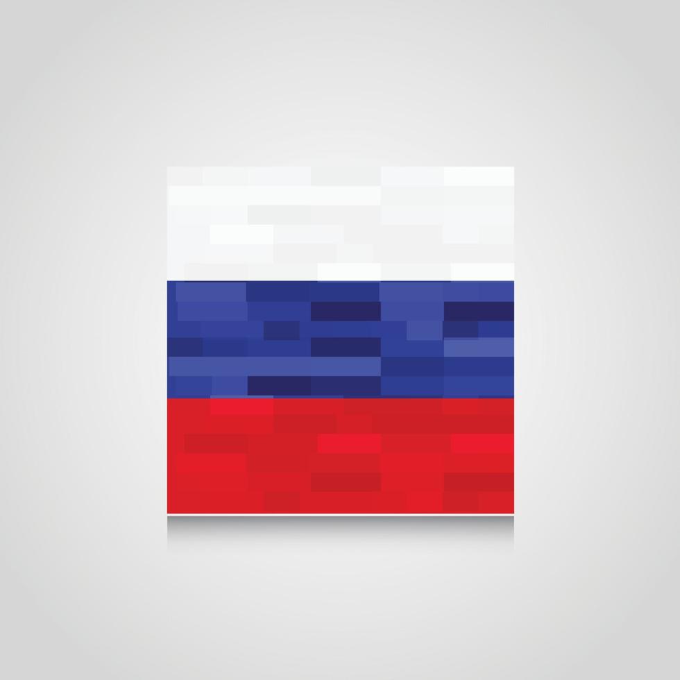 Russia astratto bandiera sfondo vettore