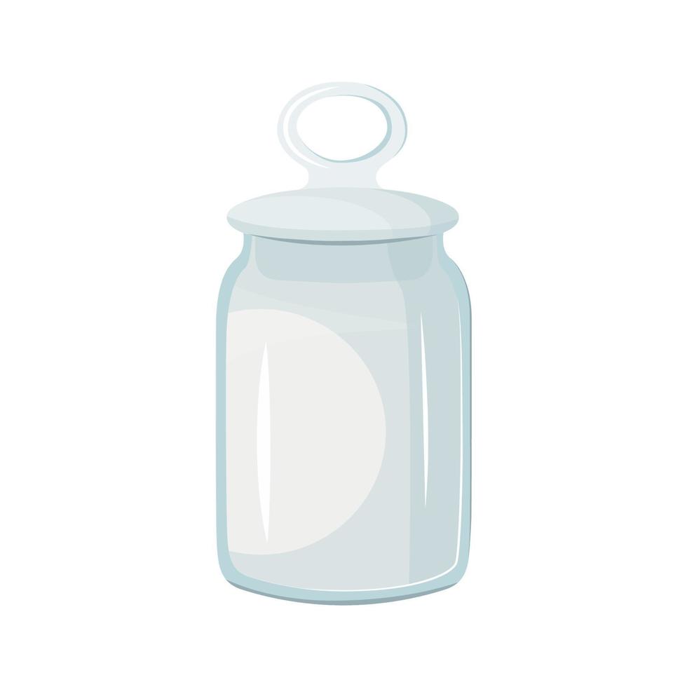 vettore illustratore di trasparente vaso