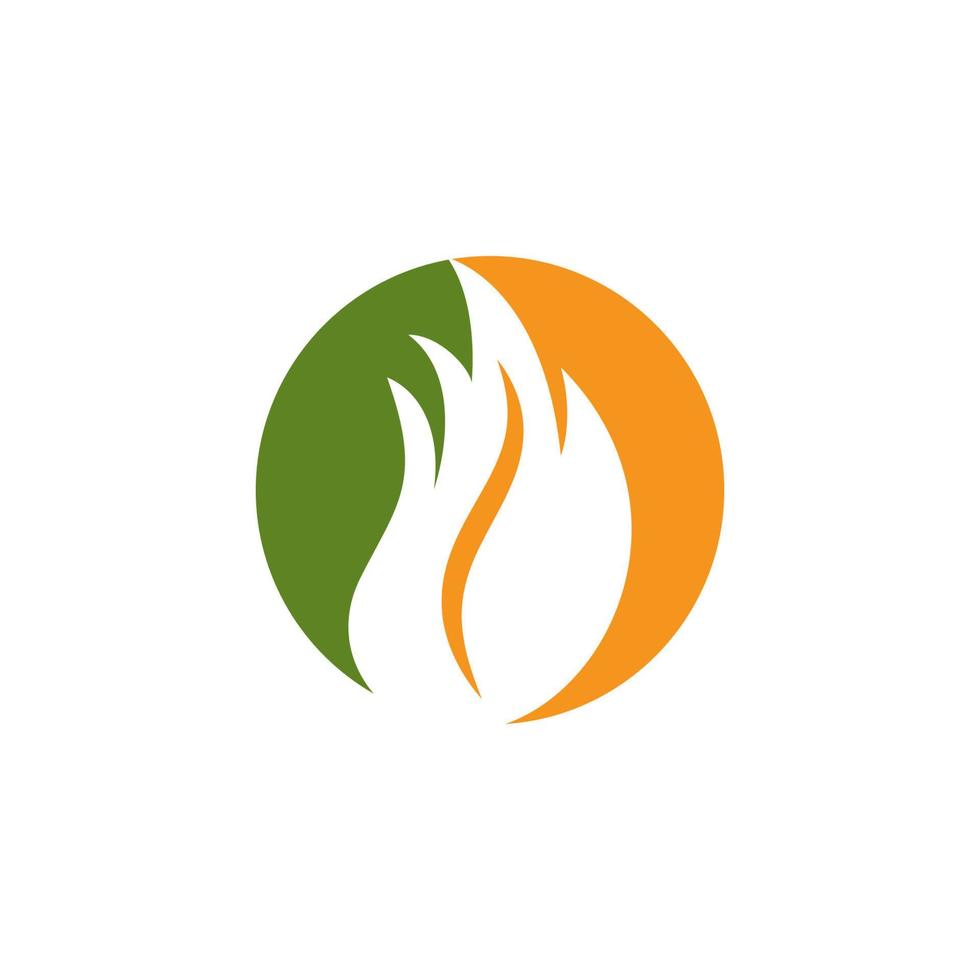 fuoco fiamma logo vettore