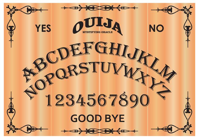 Illustrazione di vettore del bordo di Ouija gratis