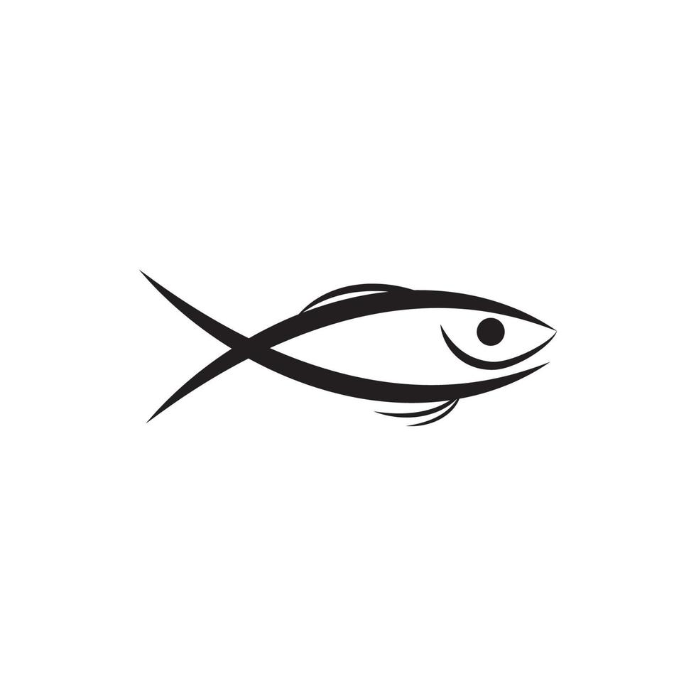 vettore logo pesce