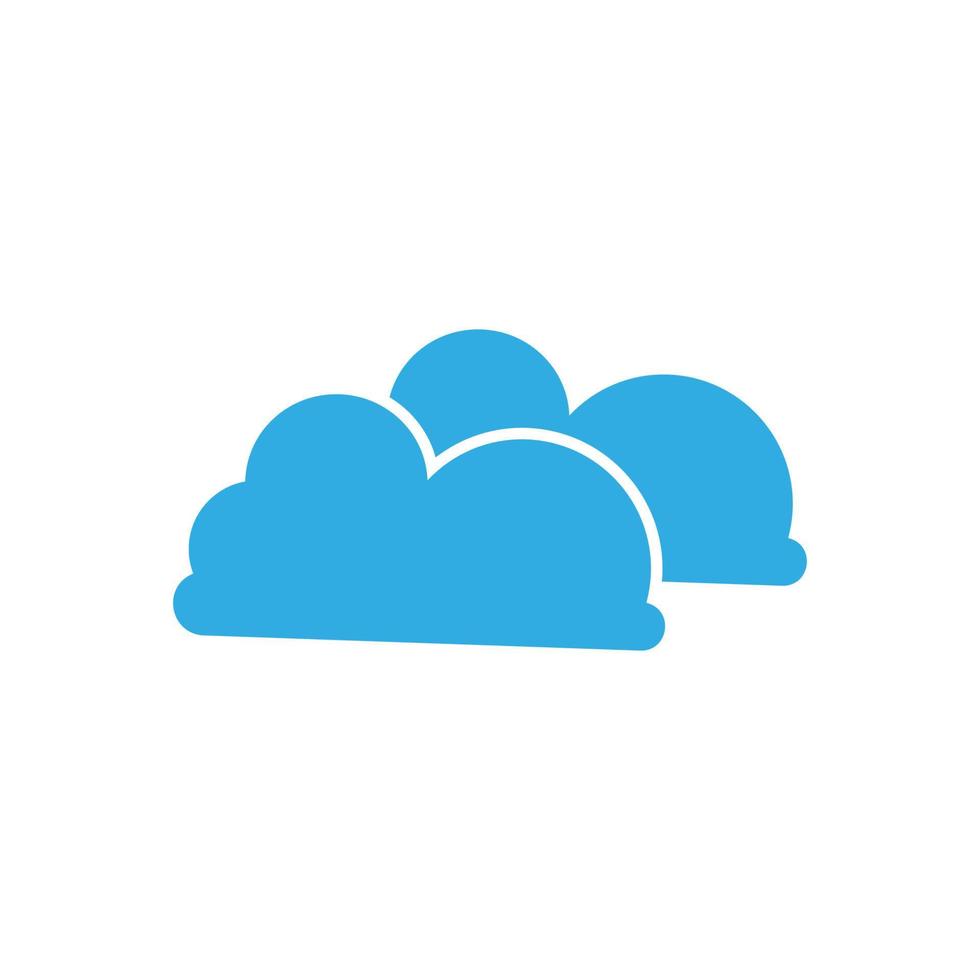 nube tecnologia logo vettore