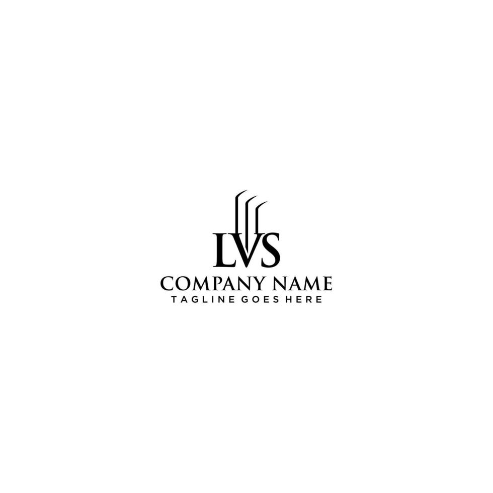 lv a parte iniziale logo cartello design vettore