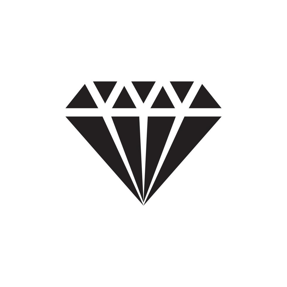 modello di logo di diamante vettore