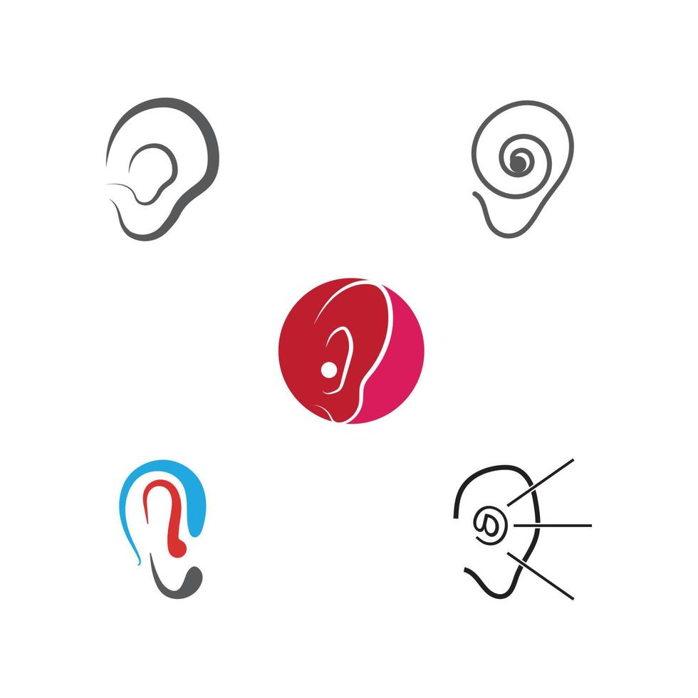 udito vettore illustrazione design logo