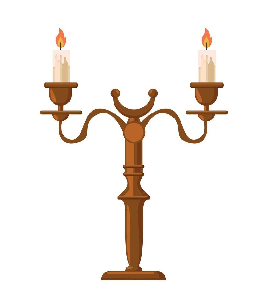 vettore illustratore di candeliere