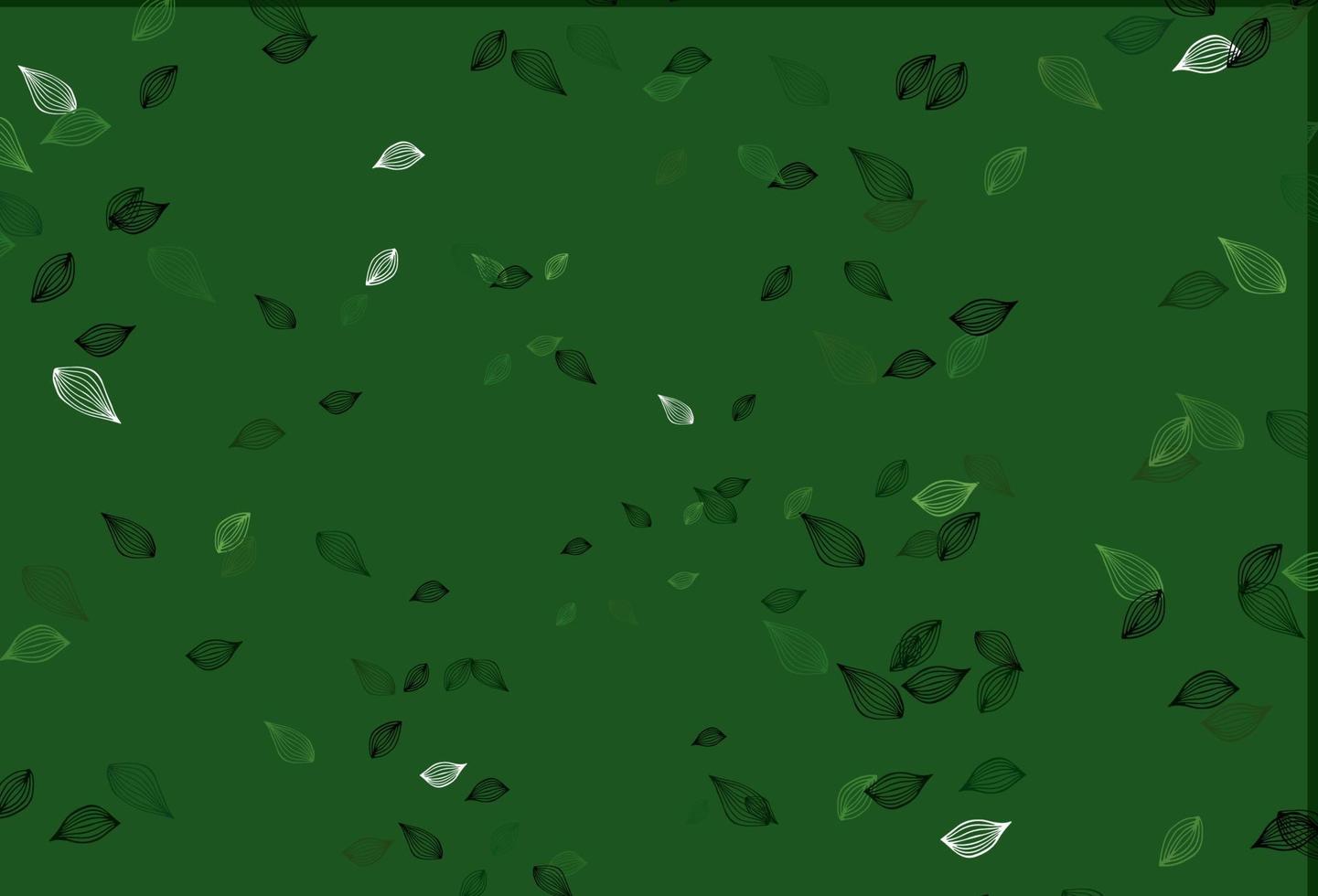 copertina di schizzo vettoriale verde chiaro.
