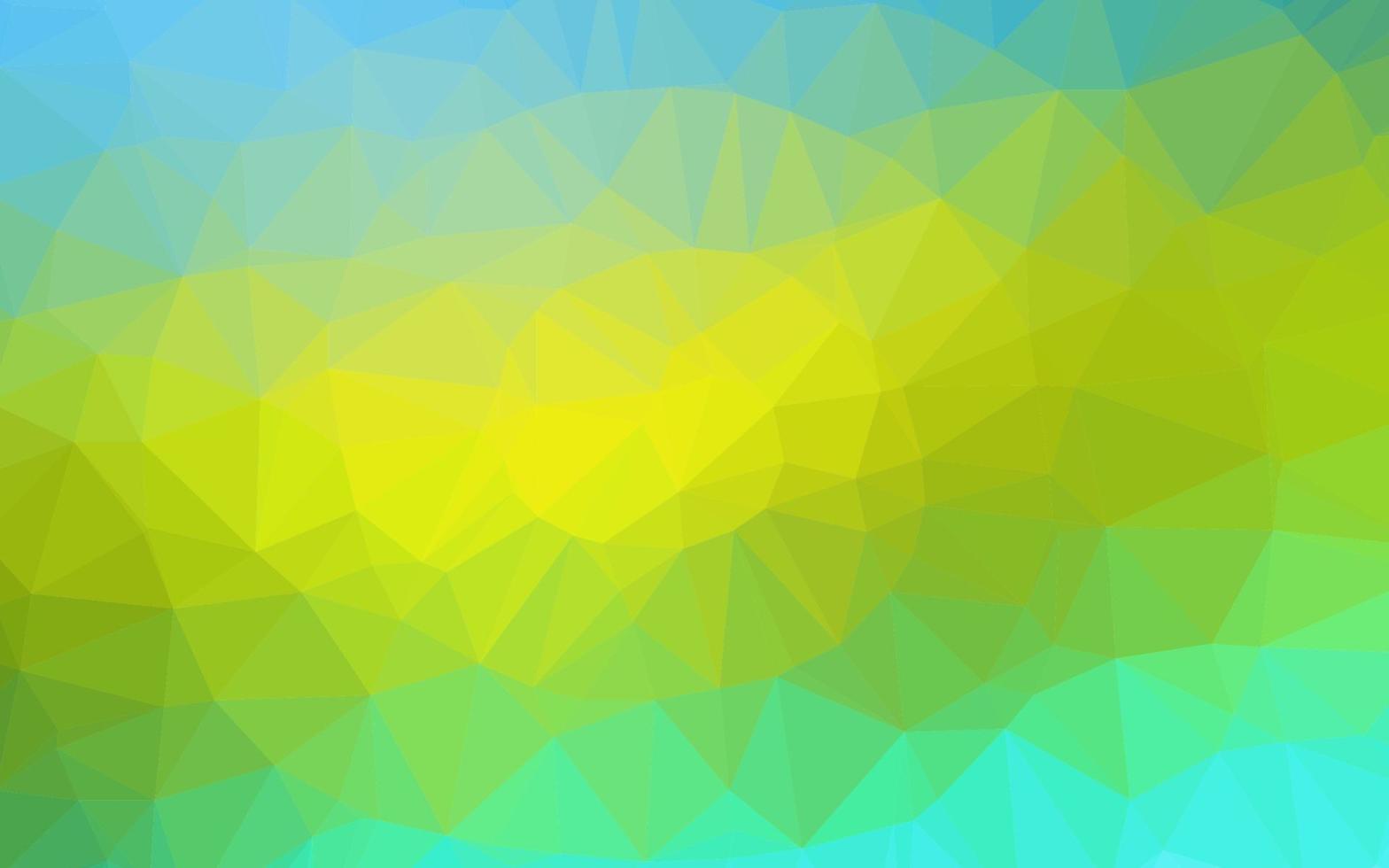 layout low poly di vettore azzurro, giallo.