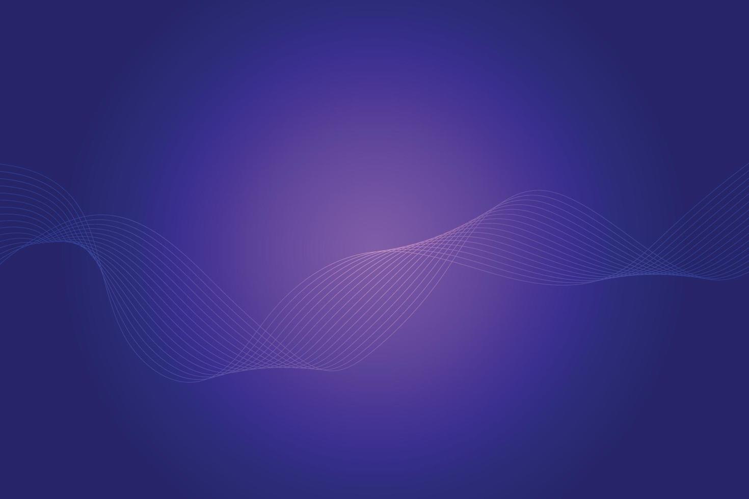astratto sfondo con colorato ondulato Linee. astratto blu viola pendenza sfondo design vettore