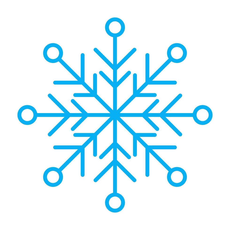 fiocco di neve. fiocco di neve icona. semplice fiocco di neve icona nel linea stile design. neve fiocco di neve simbolo. vettore illustrazione