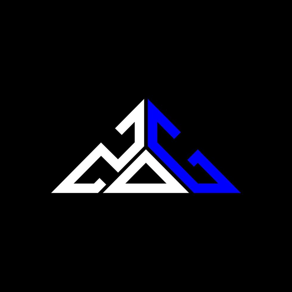 zdg lettera logo creativo design con vettore grafico, zdg semplice e moderno logo nel triangolo forma.