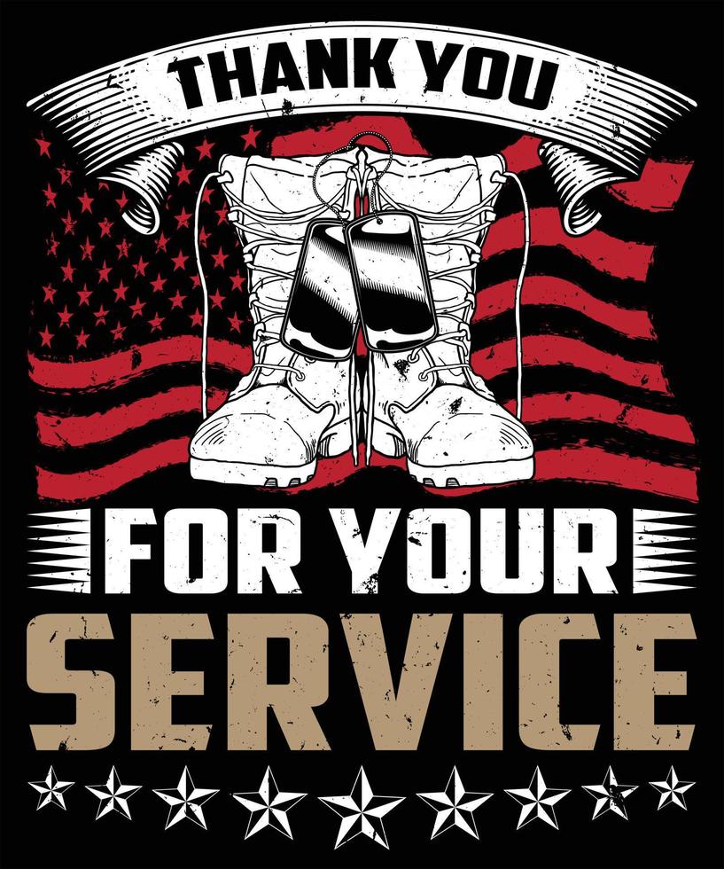 veterano americano esercito soldato Stati Uniti d'America milatria memoriale giorno vettore t camicia