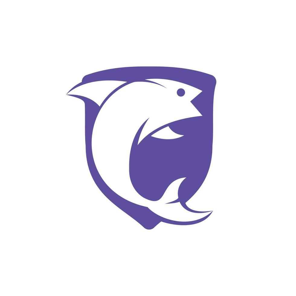 pesce vettore logo design. pesca logo concetto.