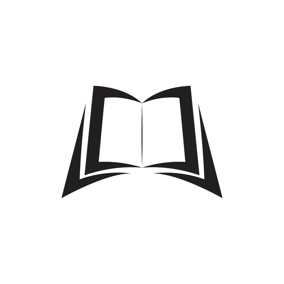 modello di logo del libro vettore