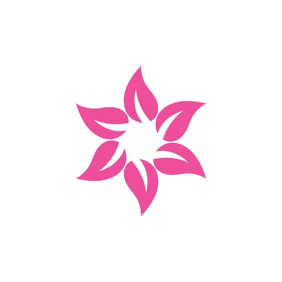 plumeria fiore logo vettore