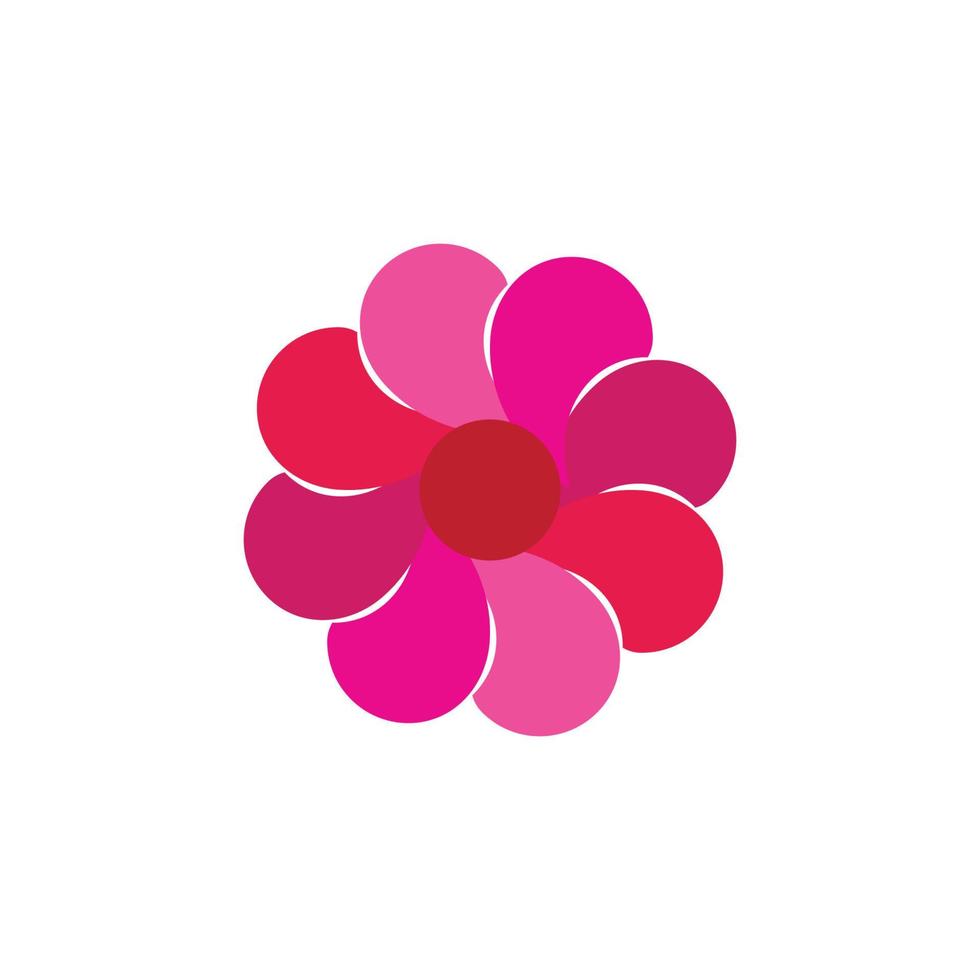 plumeria fiore logo vettore