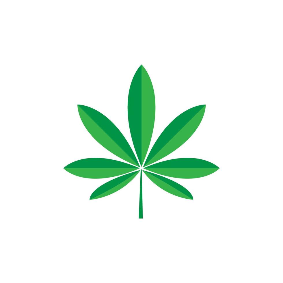 canapa marijuana logo vettore