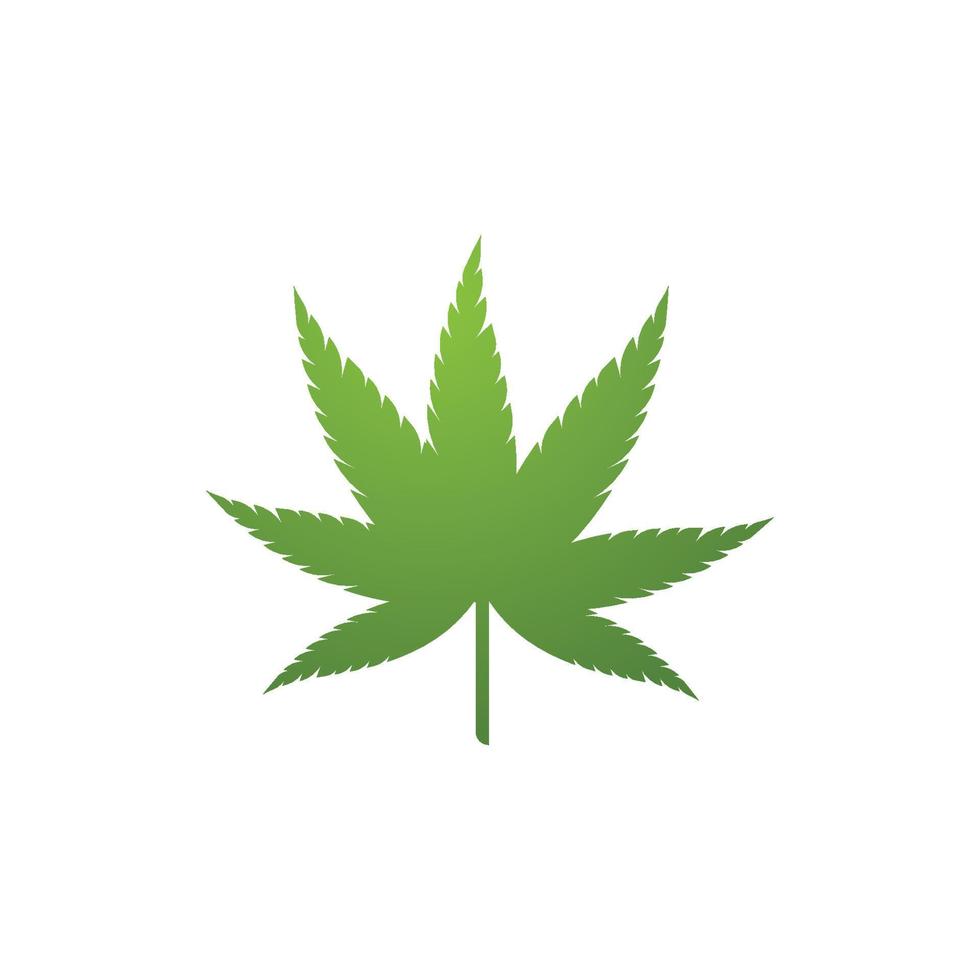 canapa marijuana logo vettore