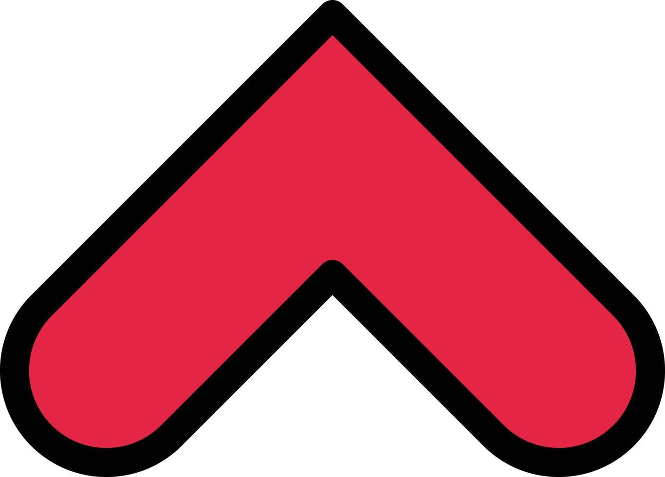 freccia frecce su cartello piatto colore icona vettore icona bandiera modello