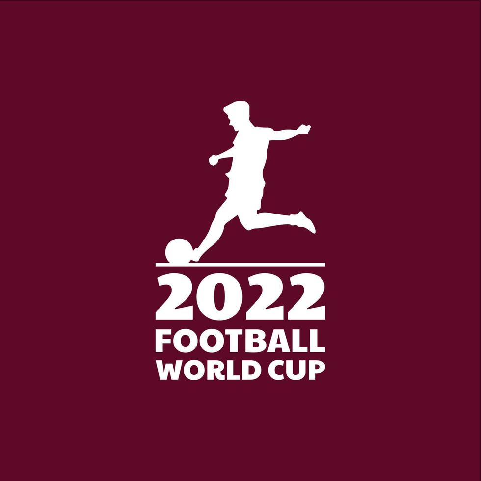 calcio mondo tazza 2022, Qatar mondo tazza 2022 calcio campionato. mondo campionato 2022 nel Qatar vettore