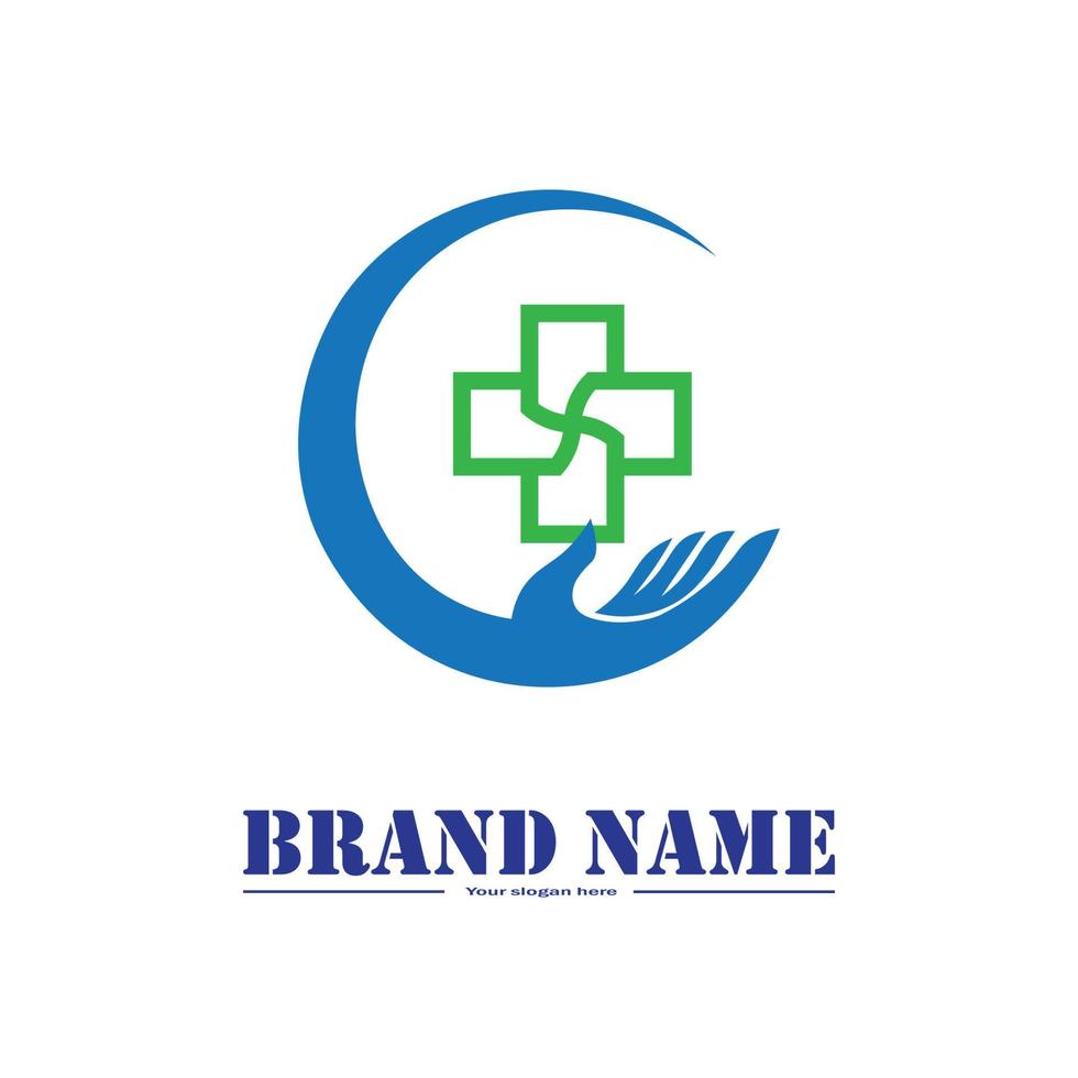 design del logo sanitario vettore