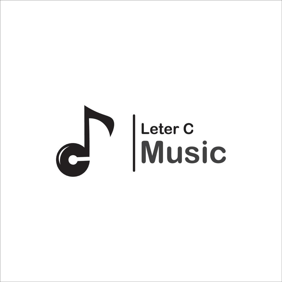 musica logo design simbolo vettore