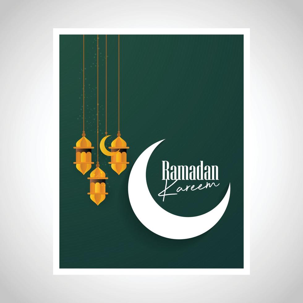 Ramadan kareem design sfondo vettore illustrazione per saluto carta manifesto e bandiera