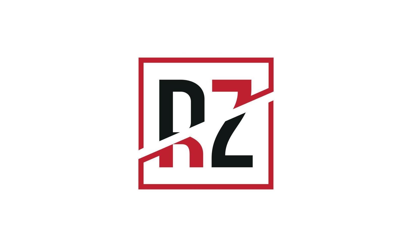 lettera rz logo professionista vettore file professionista vettore