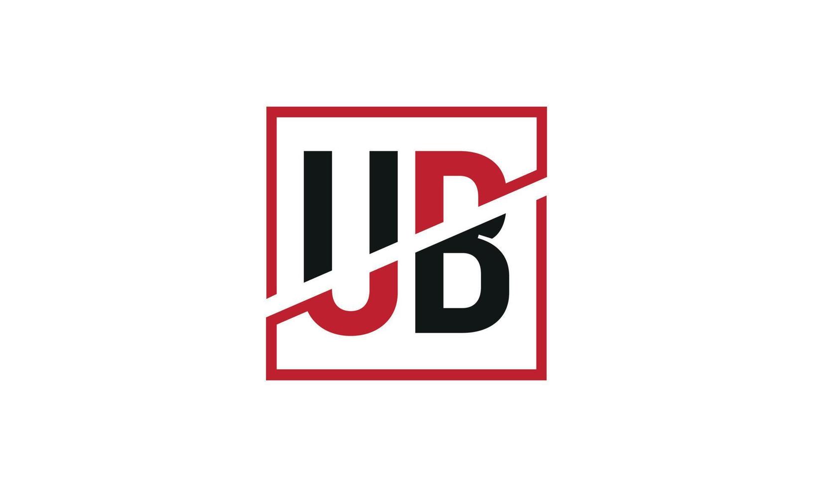 lettera ub logo professionista vettore file professionista vettore