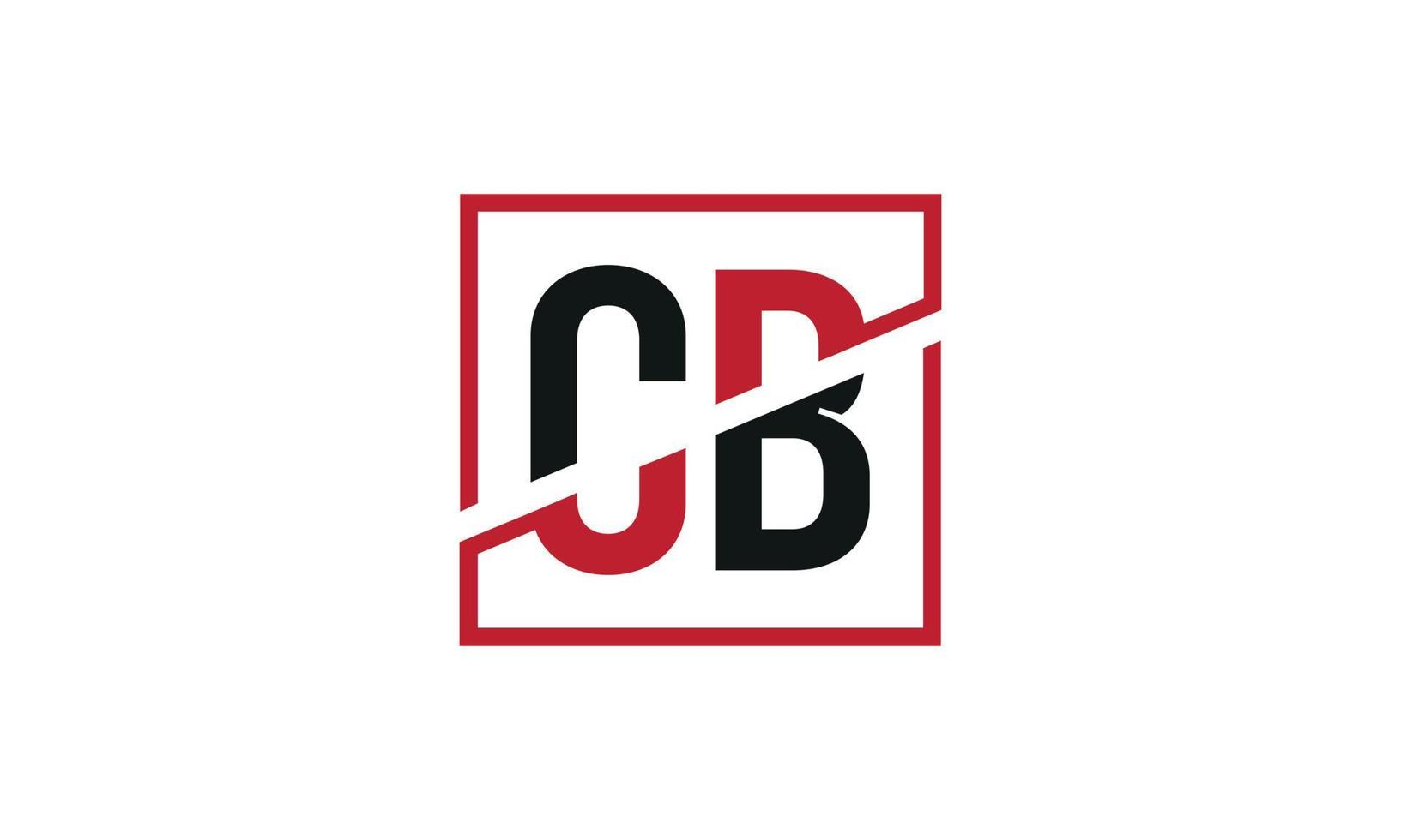 lettera cb logo professionista vettore file professionista vettore