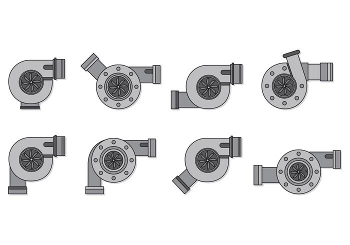 Set di vettori turbocompressore