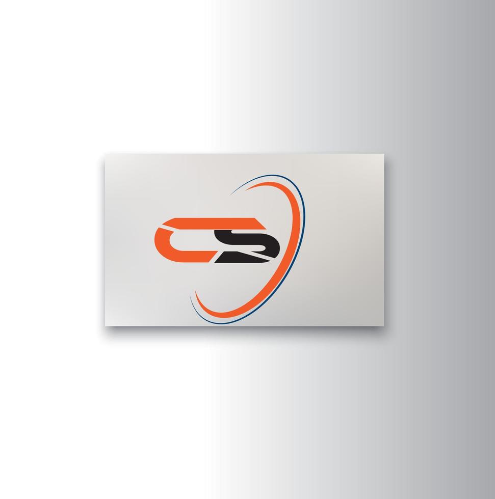 creativo cs logo design vettore