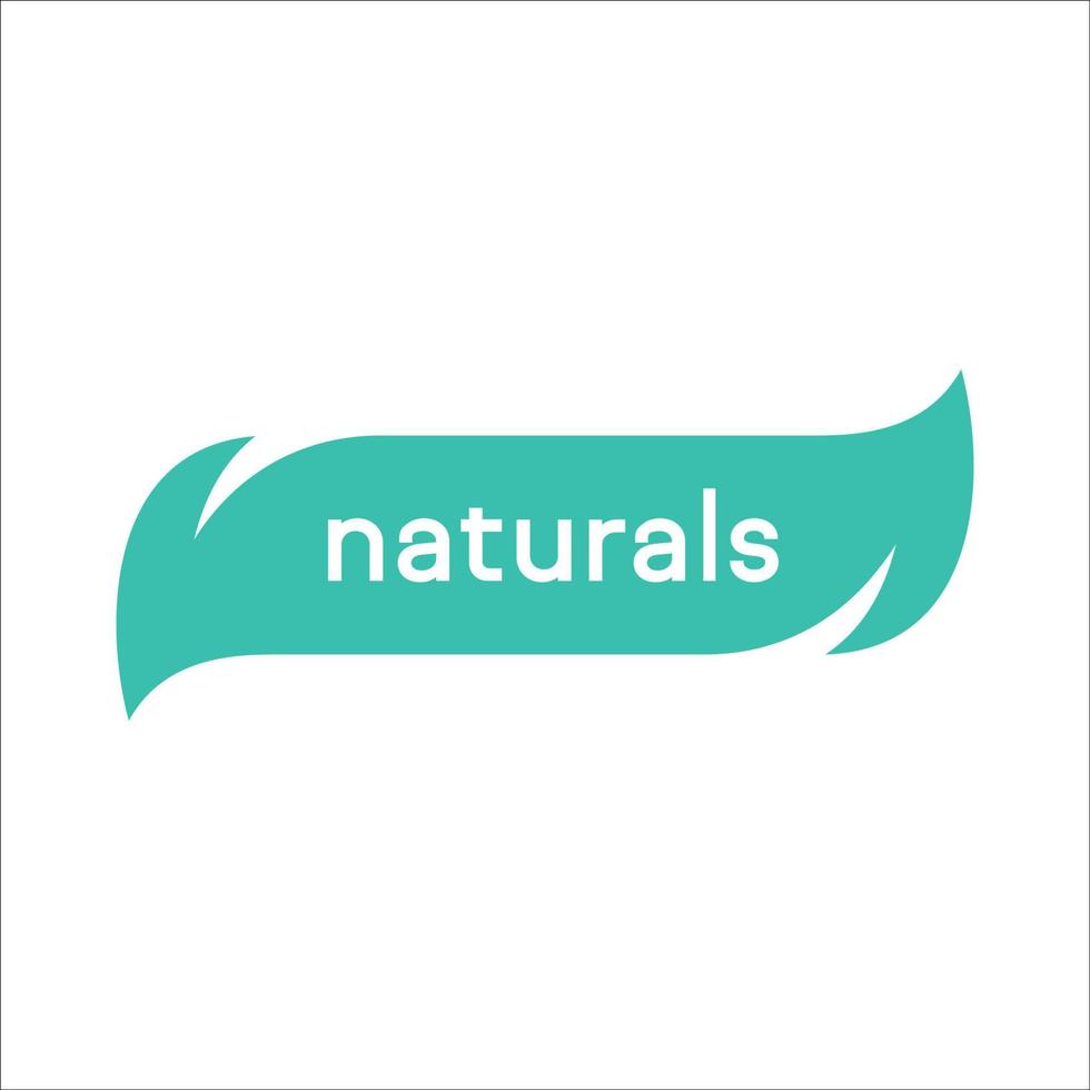 modello di logo naturale vettore