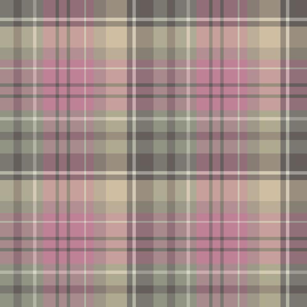 senza soluzione di continuità modello nel interessante rosa, beige e leggero e buio grigio colori per plaid, tessuto, tessile, Abiti, tovaglia e altro le cose. vettore Immagine.