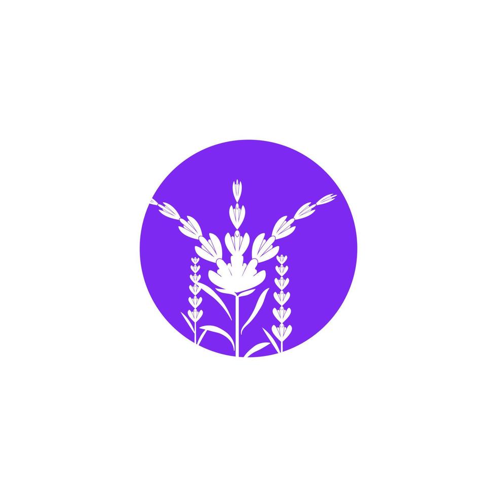 lavanda fiore vettore icona illustrazione