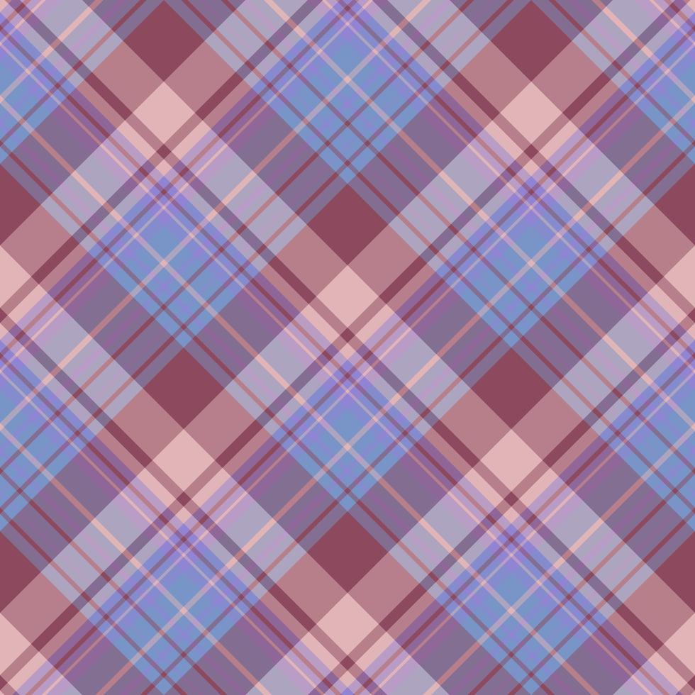 senza soluzione di continuità modello nel interessante blu, Viola, rosa e buio rosso colori per plaid, tessuto, tessile, Abiti, tovaglia e altro le cose. vettore Immagine. 2