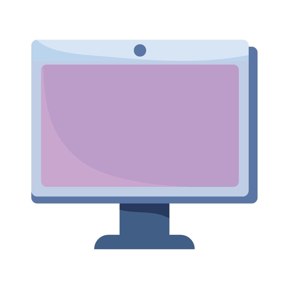 computer schermo dispositivo tecnologia isolato icona design bianca sfondo vettore