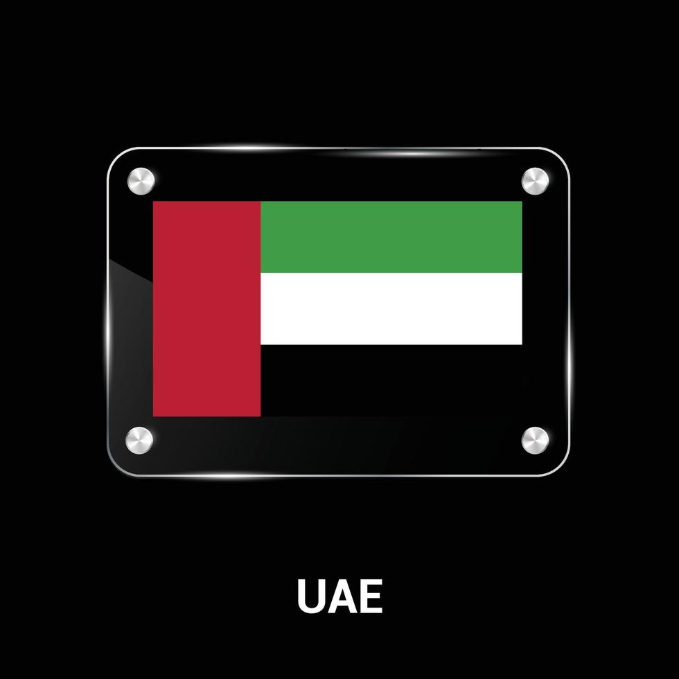 Emirati Arabi Uniti bandiera design vettore