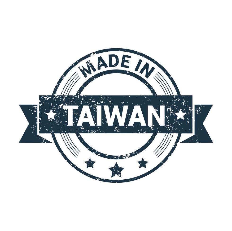 Taiwan francobollo design vettore