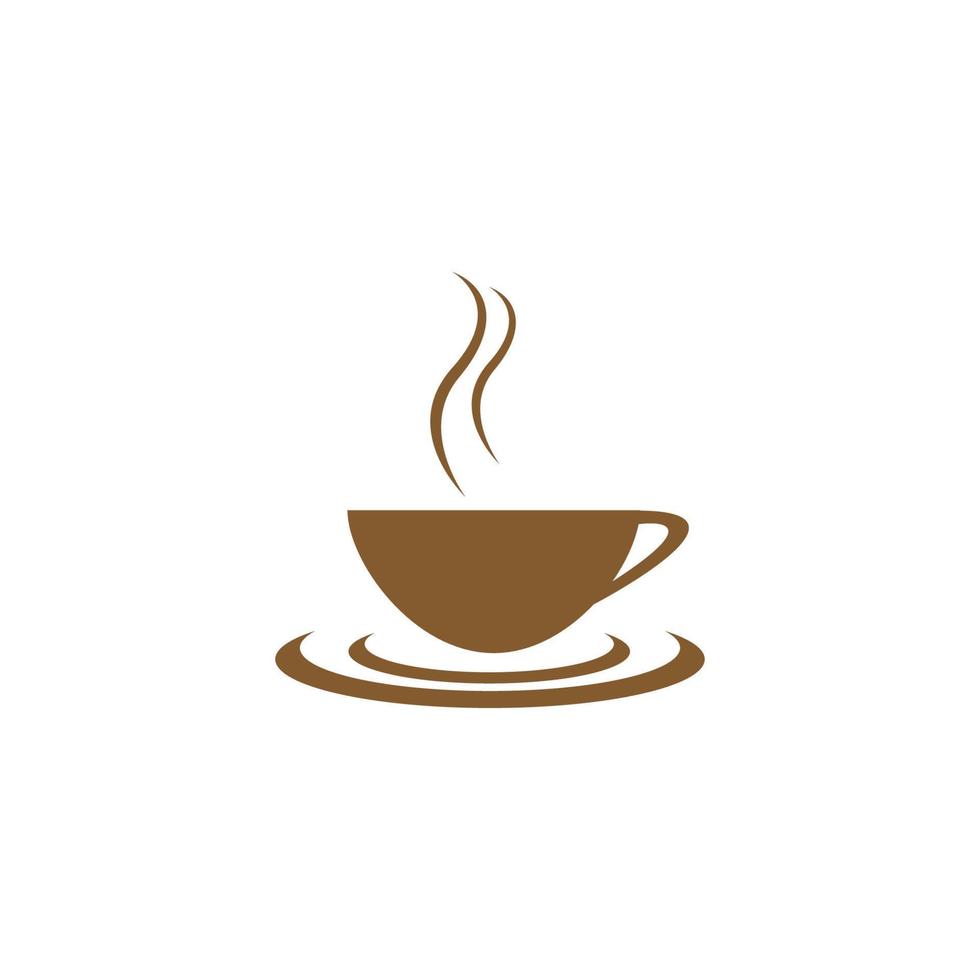 icona di vettore del modello di logo della tazza di caffè - vector