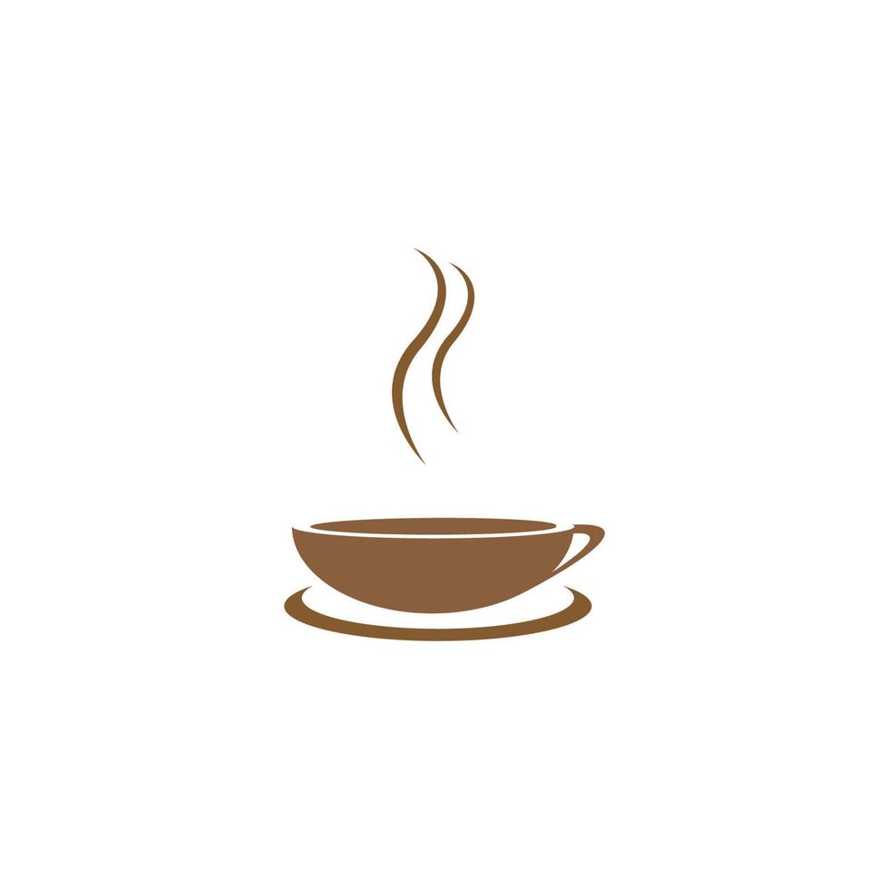 icona di vettore del modello di logo della tazza di caffè - vector