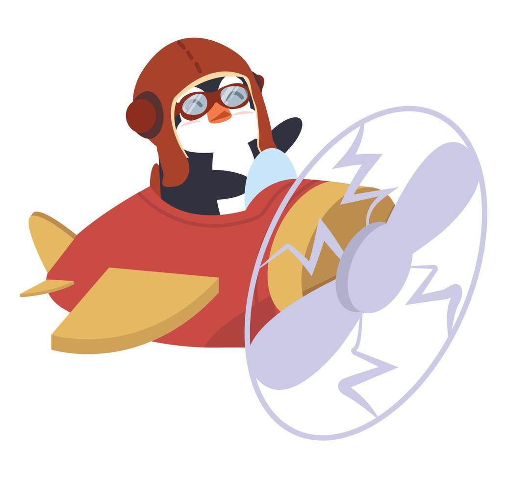 cartone animato aria aereo vettore icona