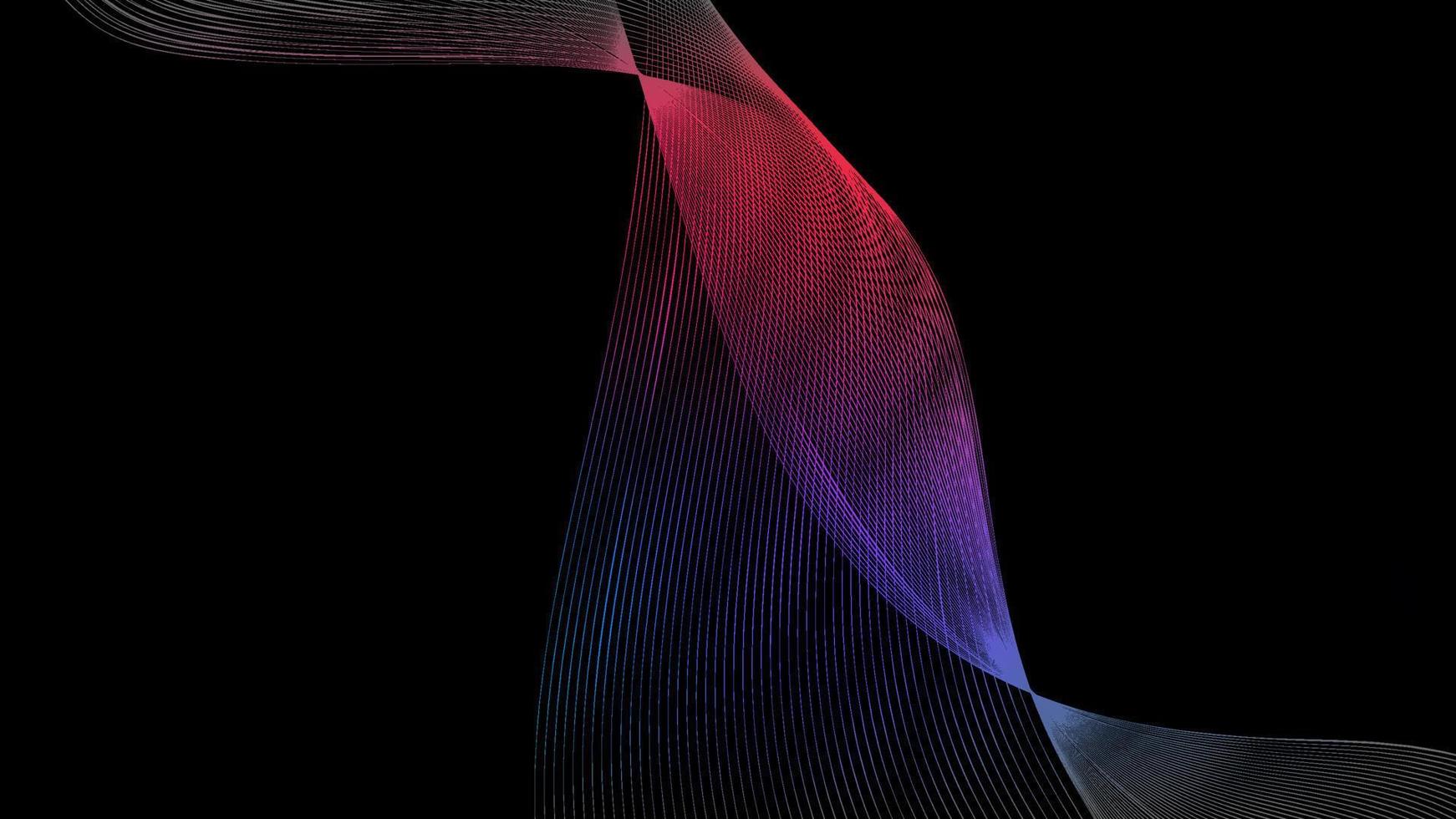 astratto multicolore bellissimo digitale moderno magico brillante elettrico energia laser neon struttura con Linee e onde strisce, sfondo vettore