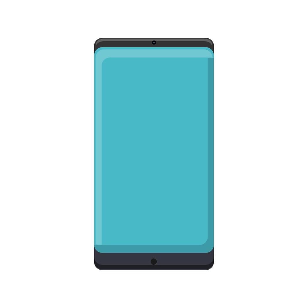 vettore illustrazione di piatto icona di moderno digitale digitale rettangolare smartphone mobile Telefono con isolato su bianca sfondo. concetto computer digitale tecnologie