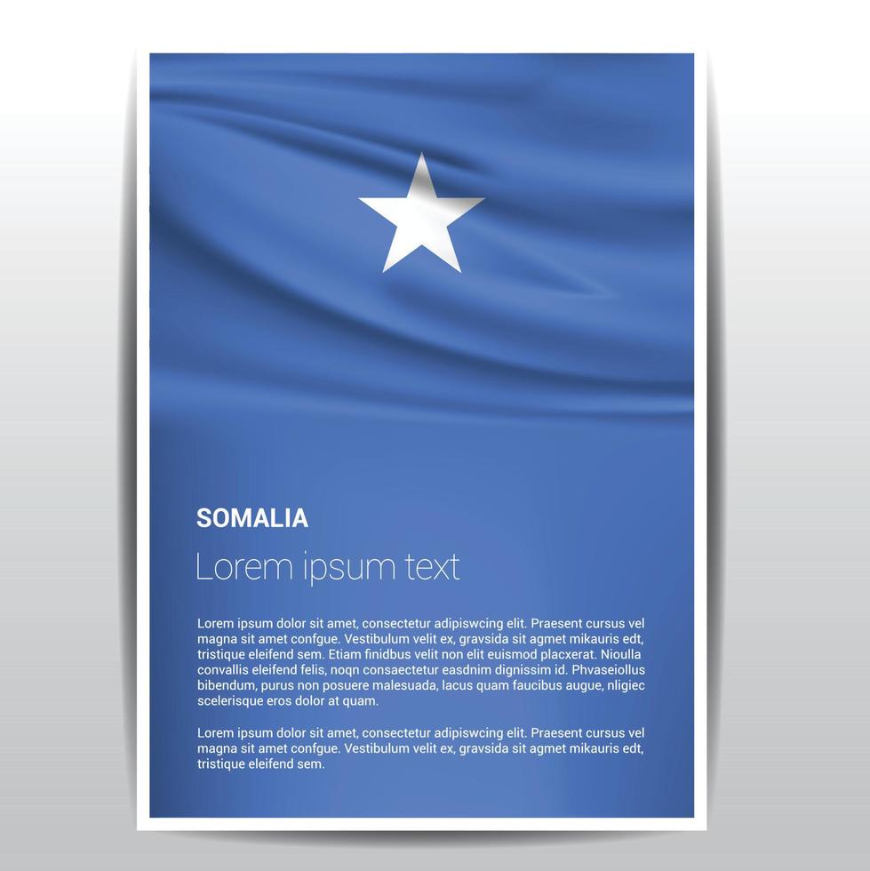 Somalia bandiera design vettore