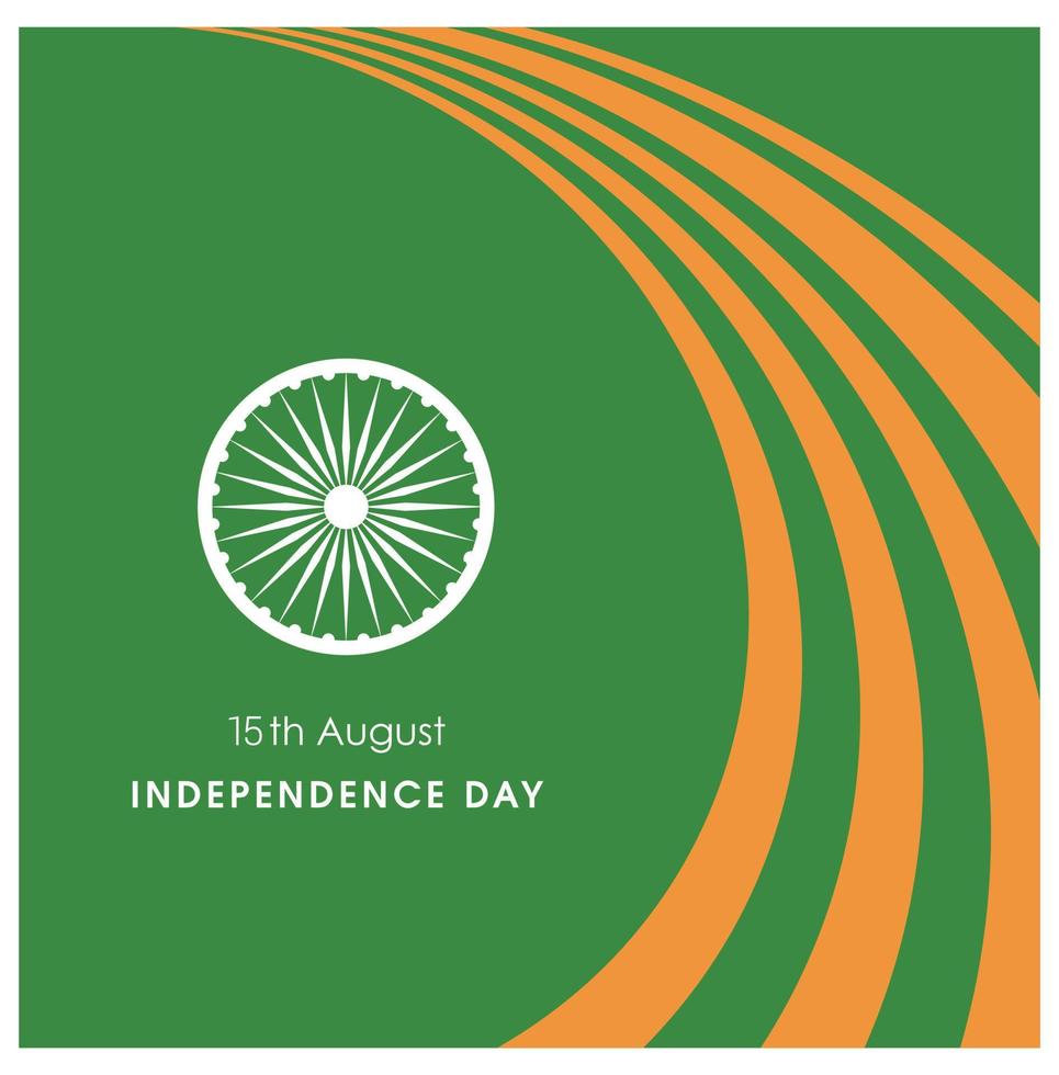 indiano indipendenza giorno design carta vettore