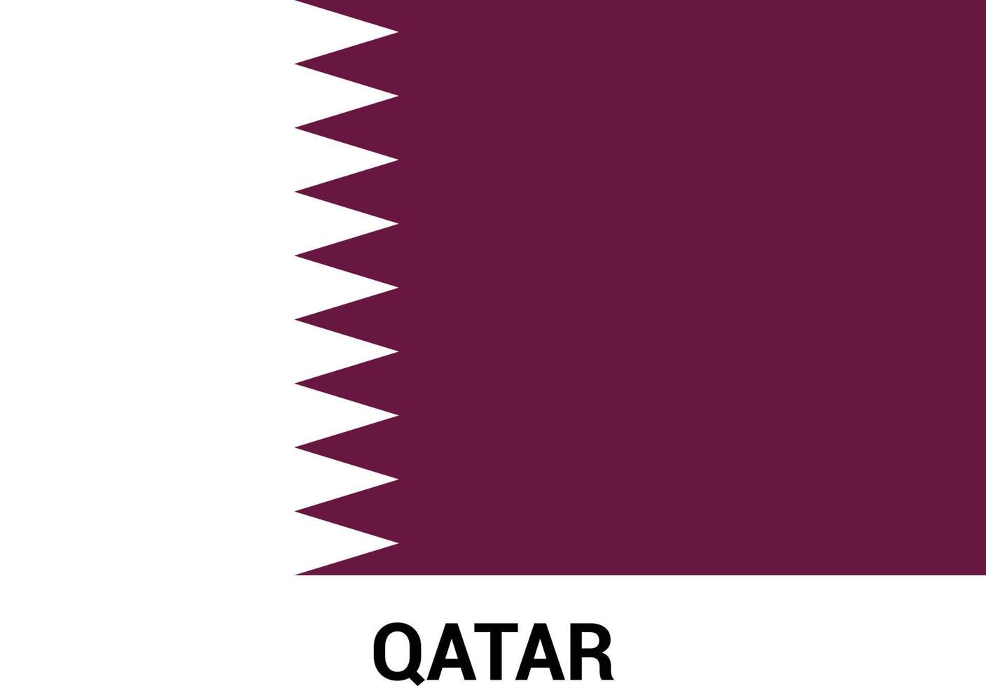 Qatar bandiera design vettore